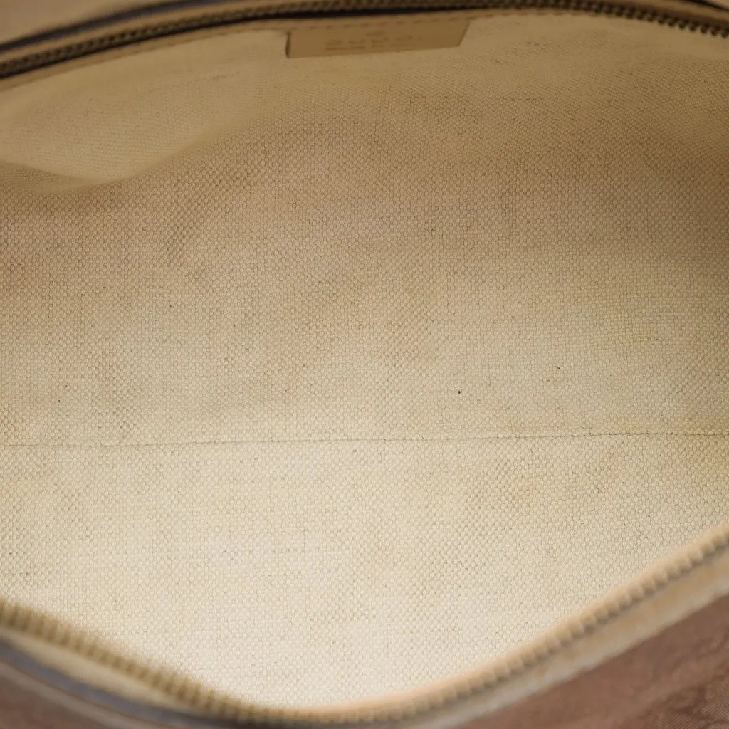 Gucci GG Canvas Lurex Scarlett Handbag Brown Very good - Model View