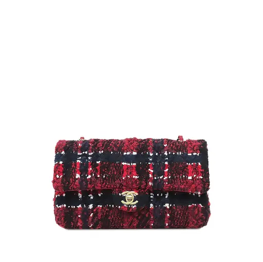 Chanel Medium Classic Tweed Double Flap