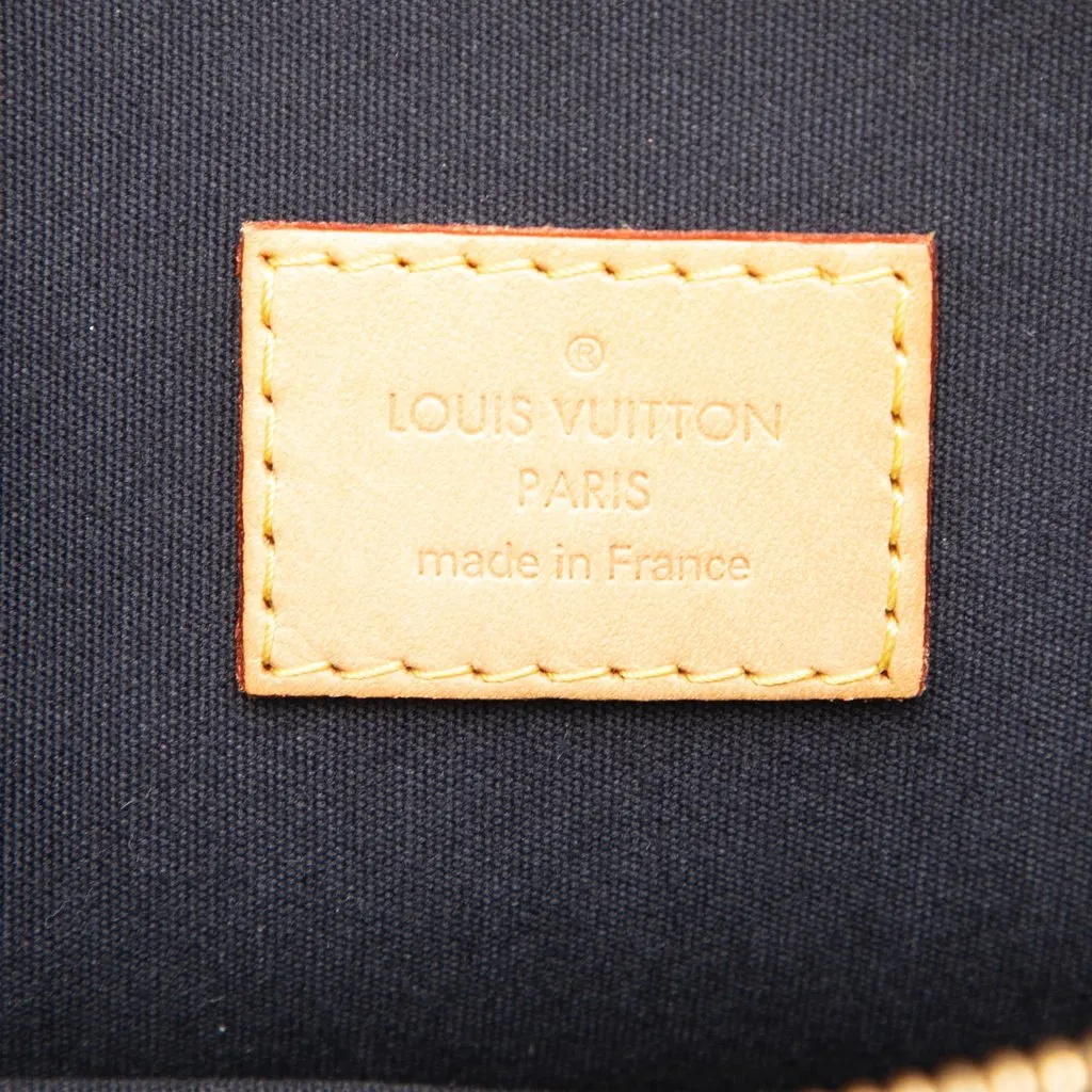 Louis Vuitton Monogram Vernis Alma PM Blue Leather Good - Box View