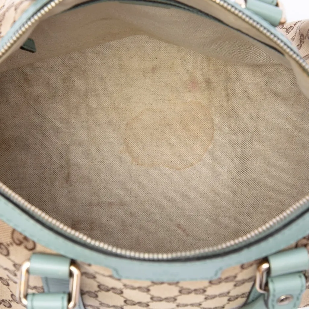 Gucci Medium GG Canvas Joy Boston Bag Beige Canvas Very good - Model View