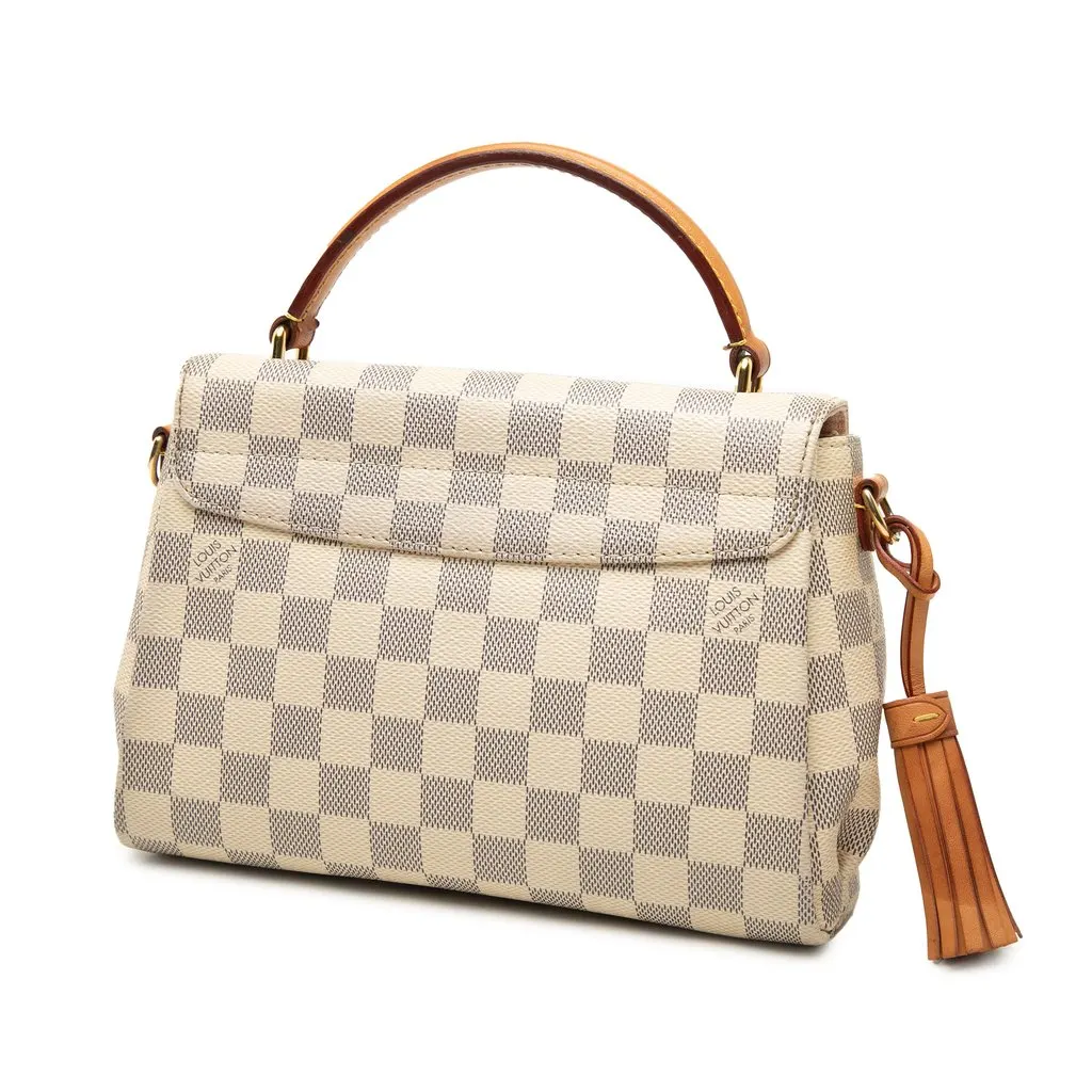 Louis Vuitton Damier Azur Croisette White Very good - Back View