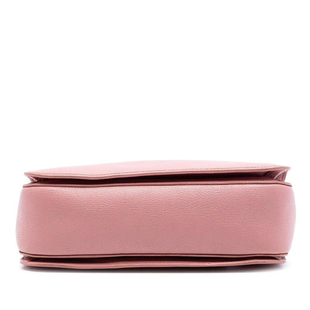 Miu Miu Goatskin Madras Satchel Pink Leather Very good - Inside View
