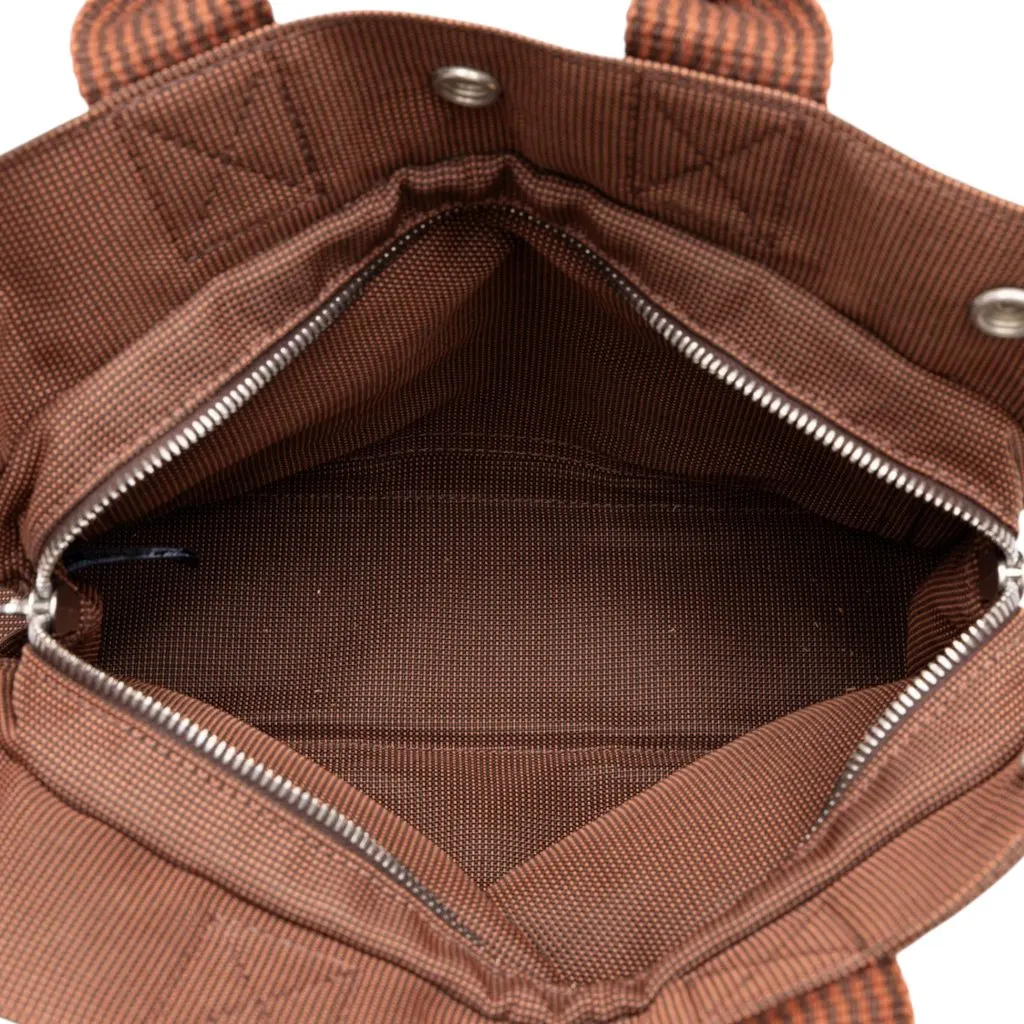 Hermès Canvas Herline PM Brown Canvas Very good - Model View
