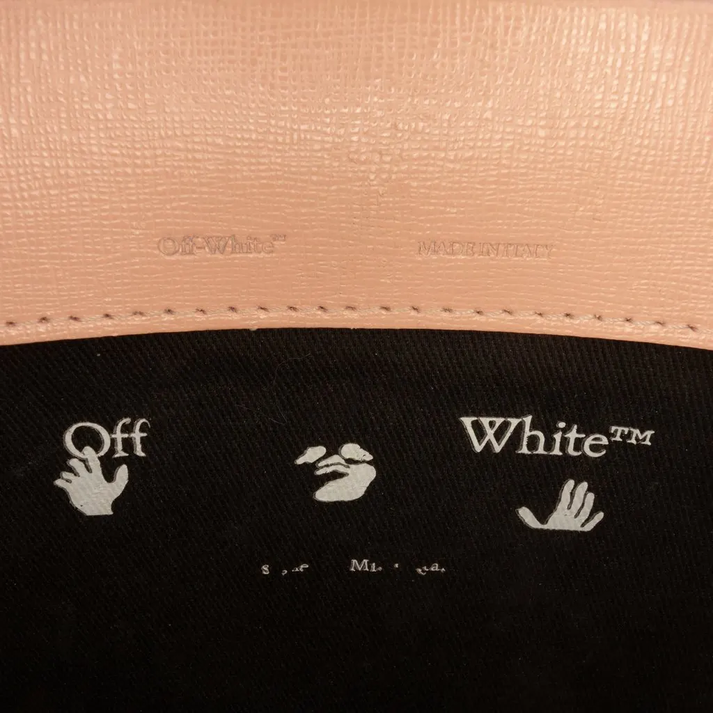 Off-White Mini Calfskin Box Flower Arrow Satchel Brown Leather Good - Box View