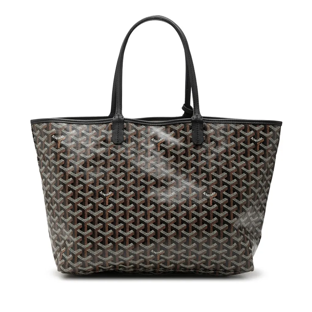Goyard Goyardine Saint Louis PM Black Very good - Front View