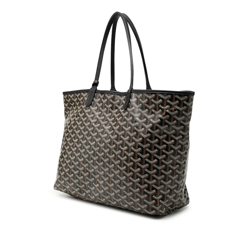 Goyard Goyardine Saint Louis PM Black Very good - Back View