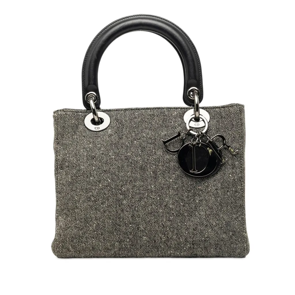 Dior Medium Tweed Lady Dior MultiColor Very good - Front View