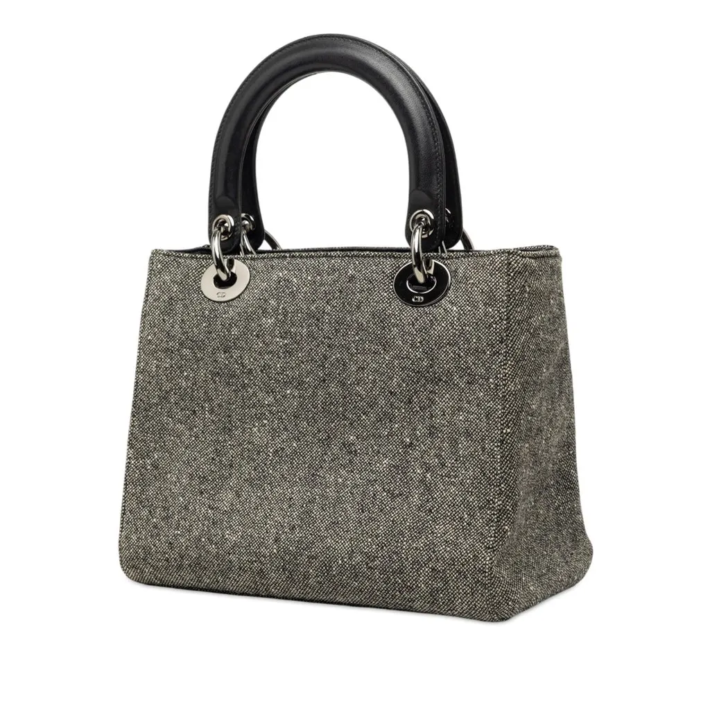 Dior Medium Tweed Lady Dior MultiColor Very good - Back View