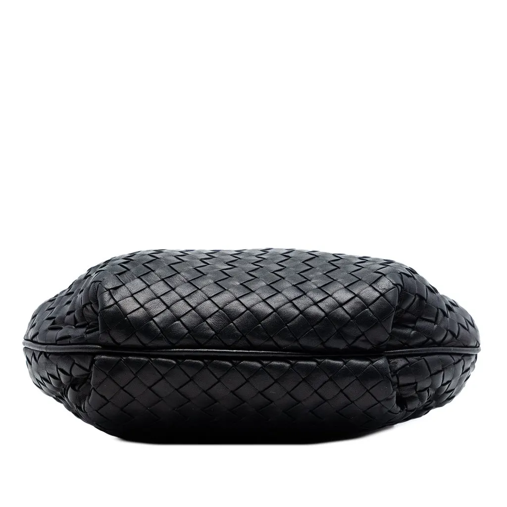Bottega Veneta Nappa Intrecciato Crossbody Black Leather Good - Inside View