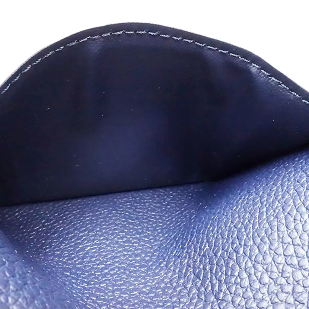 Louis Vuitton Monogram Empreinte Victorine Wallet Blue Leather Very good - Box View