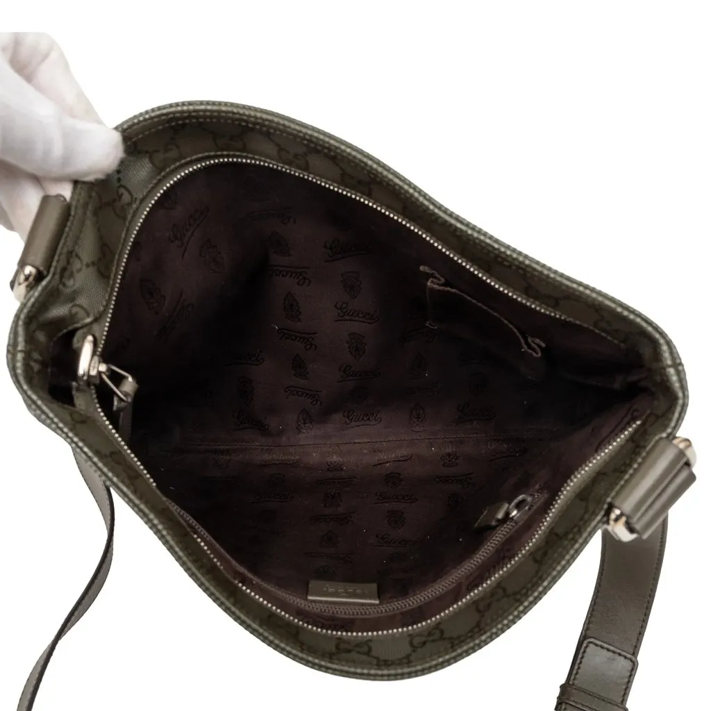 Gucci GG Imprime Crossbody Brown Very good - Model View