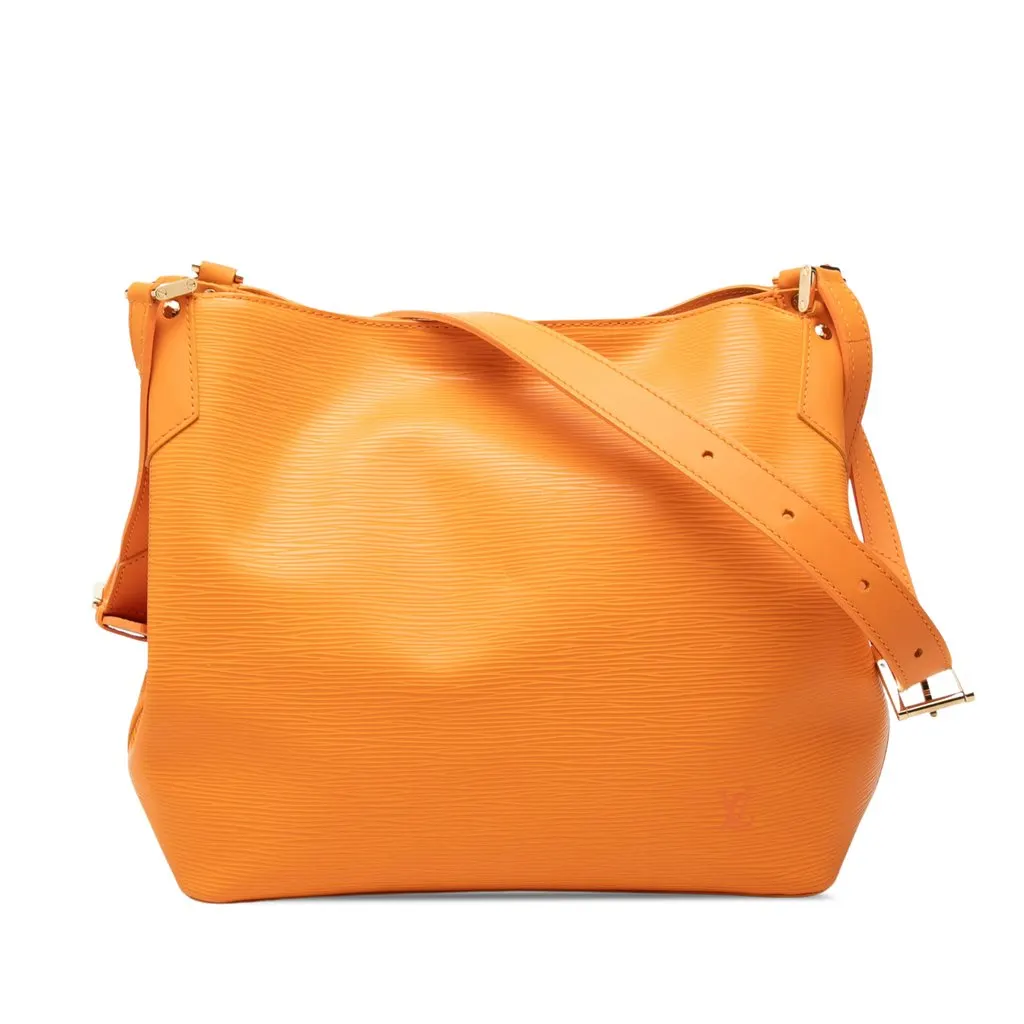 Louis Vuitton Epi Mandara MM Orange Leather Good - Front View