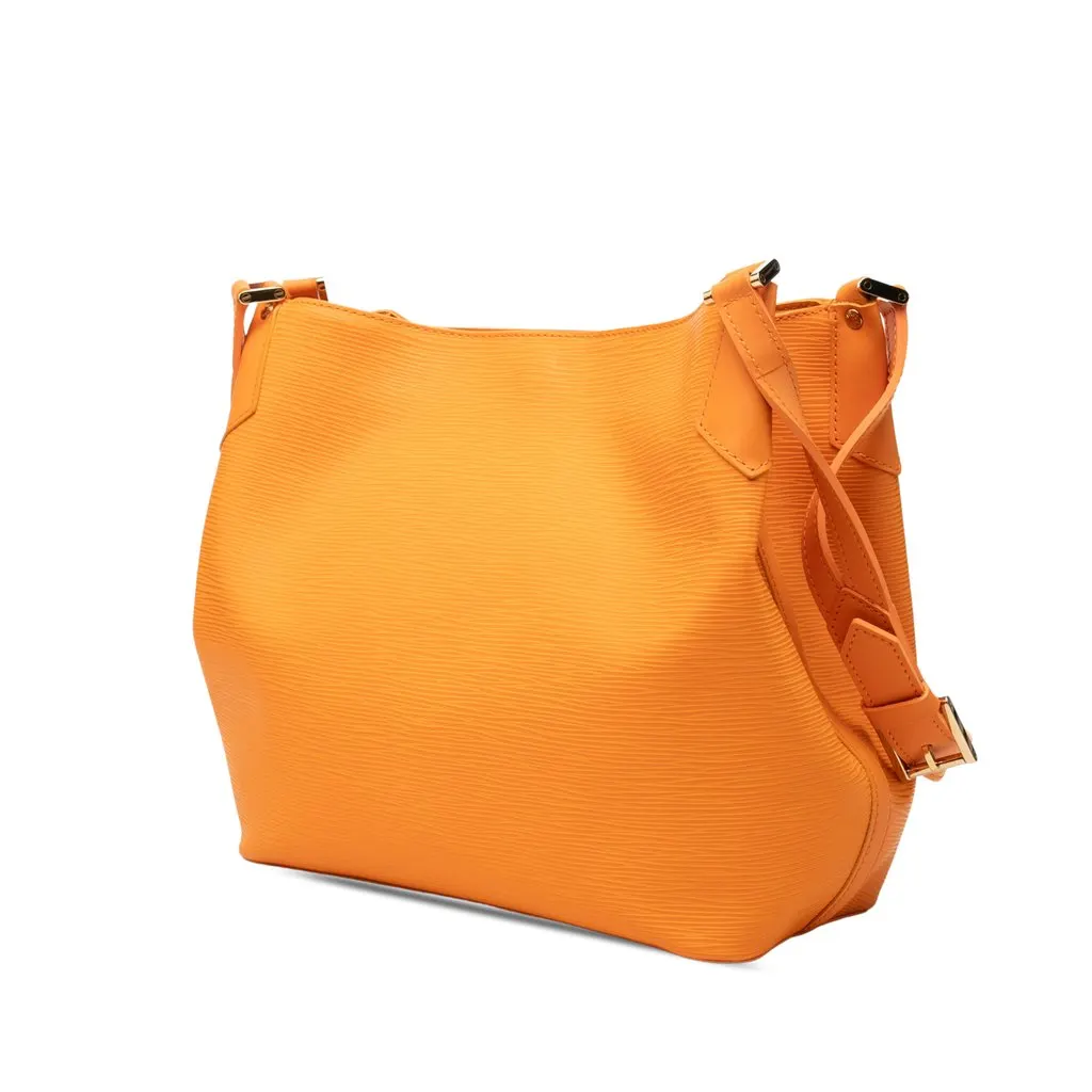 Louis Vuitton Epi Mandara MM Orange Leather Good - Back View
