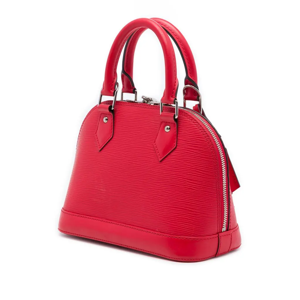 Louis Vuitton Epi Alma BB Red Leather Very good - Back View