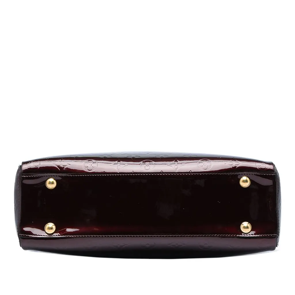 Louis Vuitton Monogram Vernis Melrose Avenue Purple Leather Good - Inside View