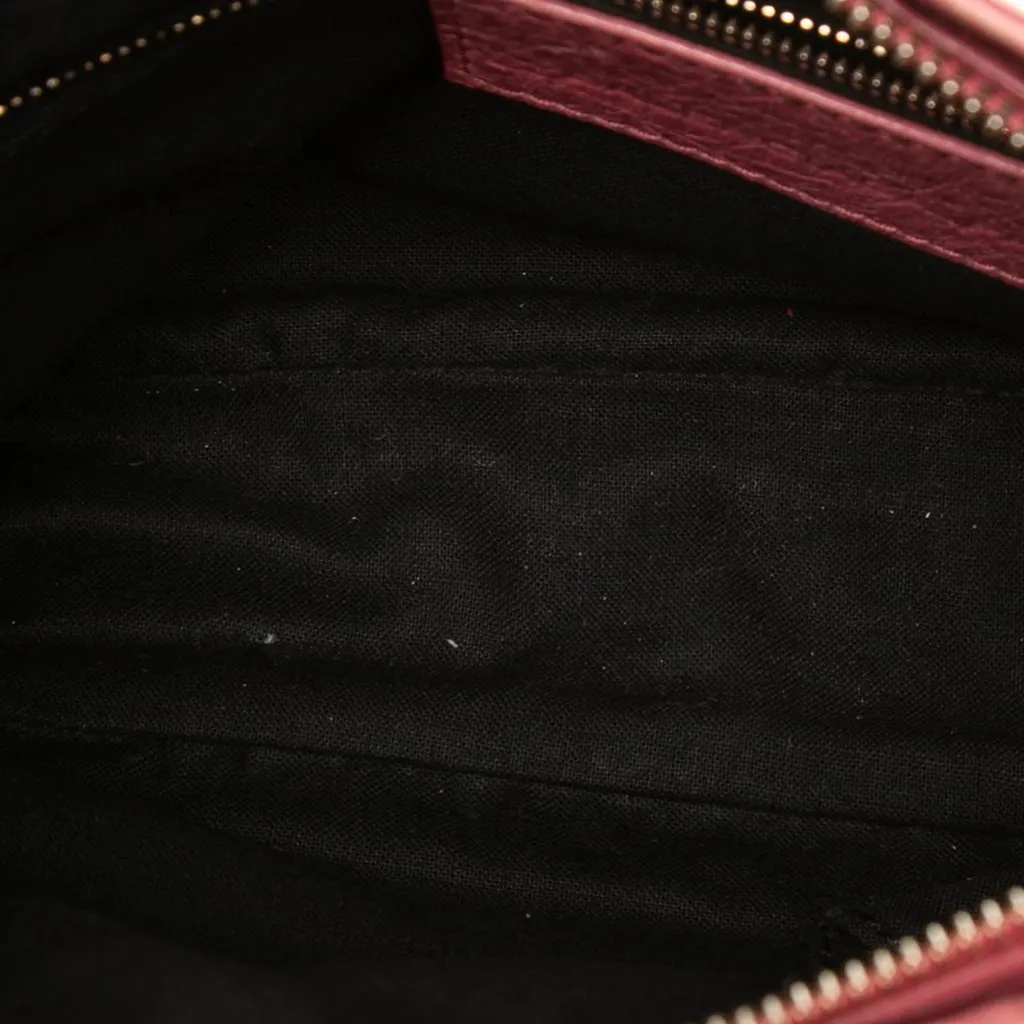 Balenciaga Lambskin Motocross Giant 12 Hip Crossbody Pink Leather Good - Model View