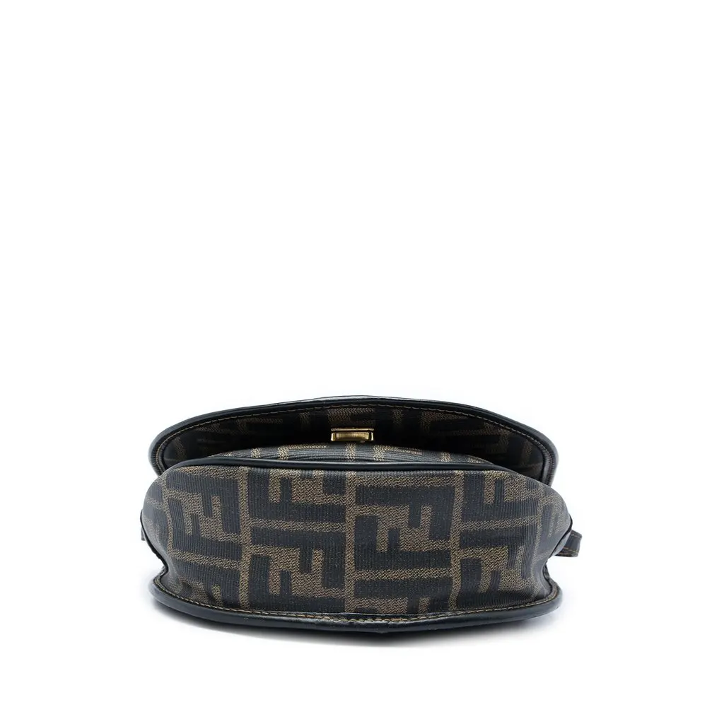 Fendi Zucca Canvas Crossbody Brown Very good - Inside View
