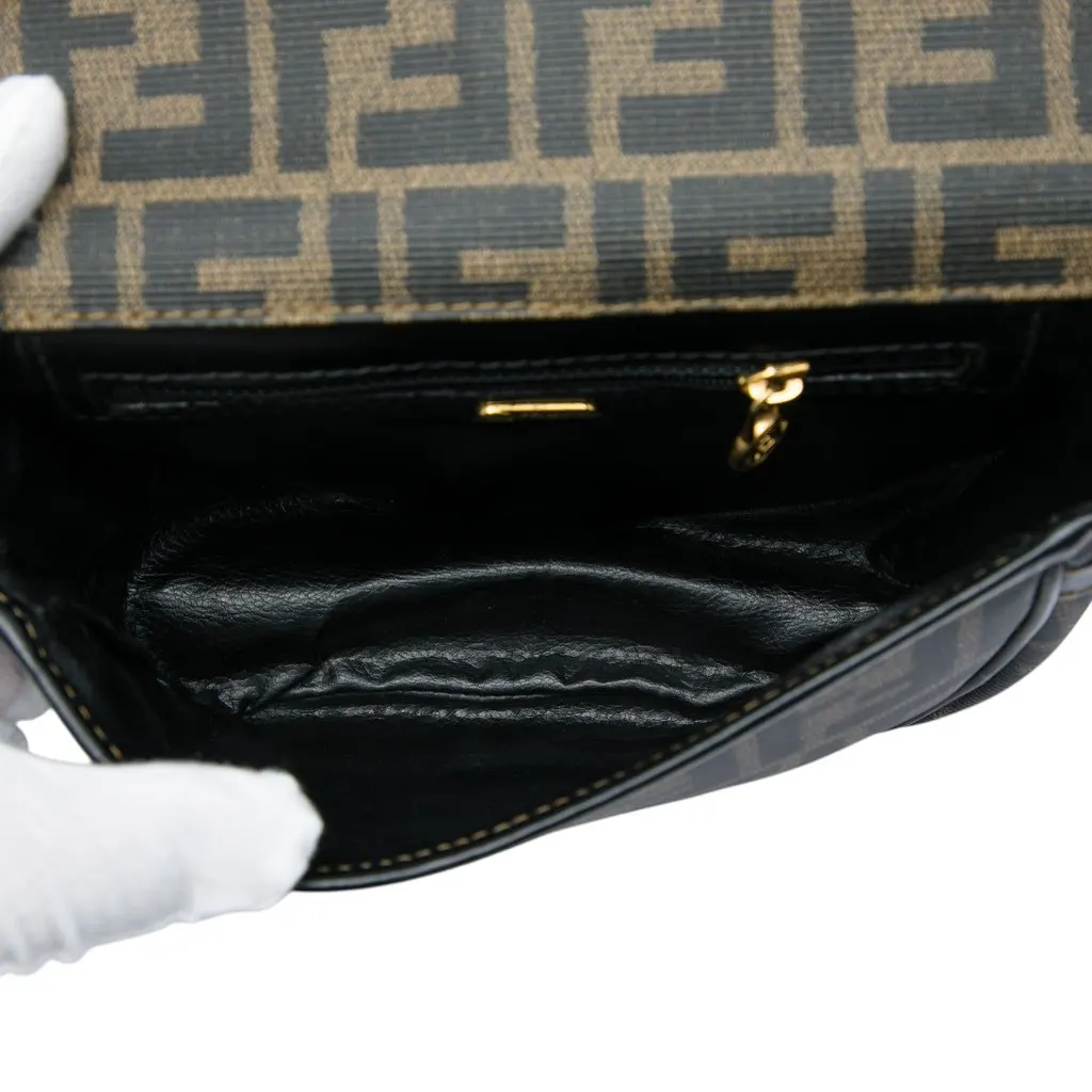 Fendi Zucca Canvas Crossbody Brown Very good - Model View