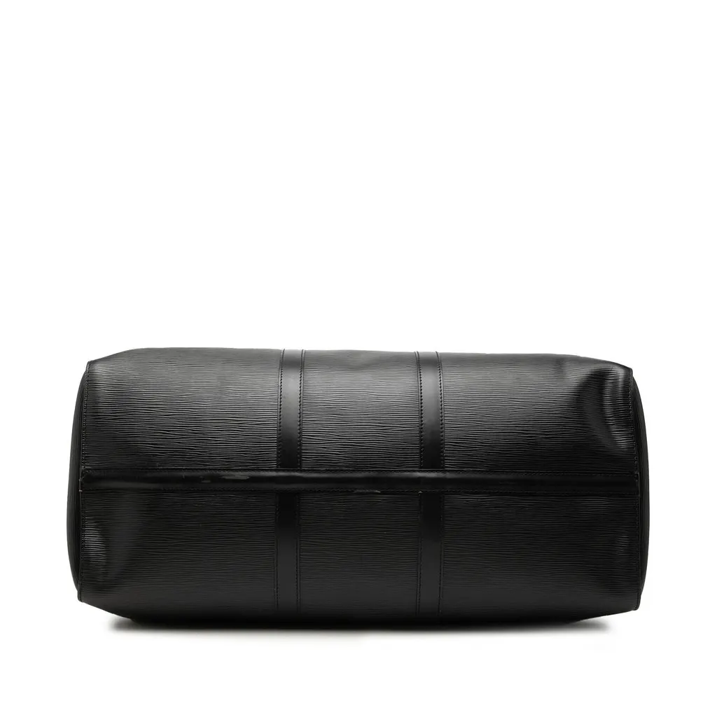 Louis Vuitton Epi Keepall 50 Black Leather Very good - Inside View
