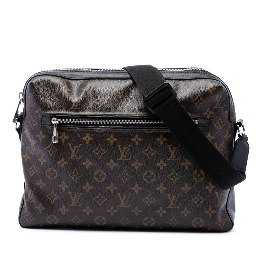 Louis Vuitton Monogram Macassar Torres Messenger Bag Brown Very good - Front View