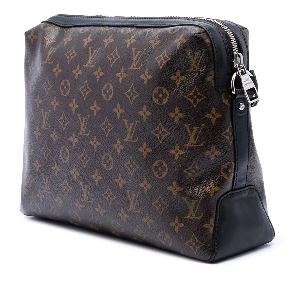 Louis Vuitton Monogram Macassar Torres Messenger Bag Brown Very good - Back View