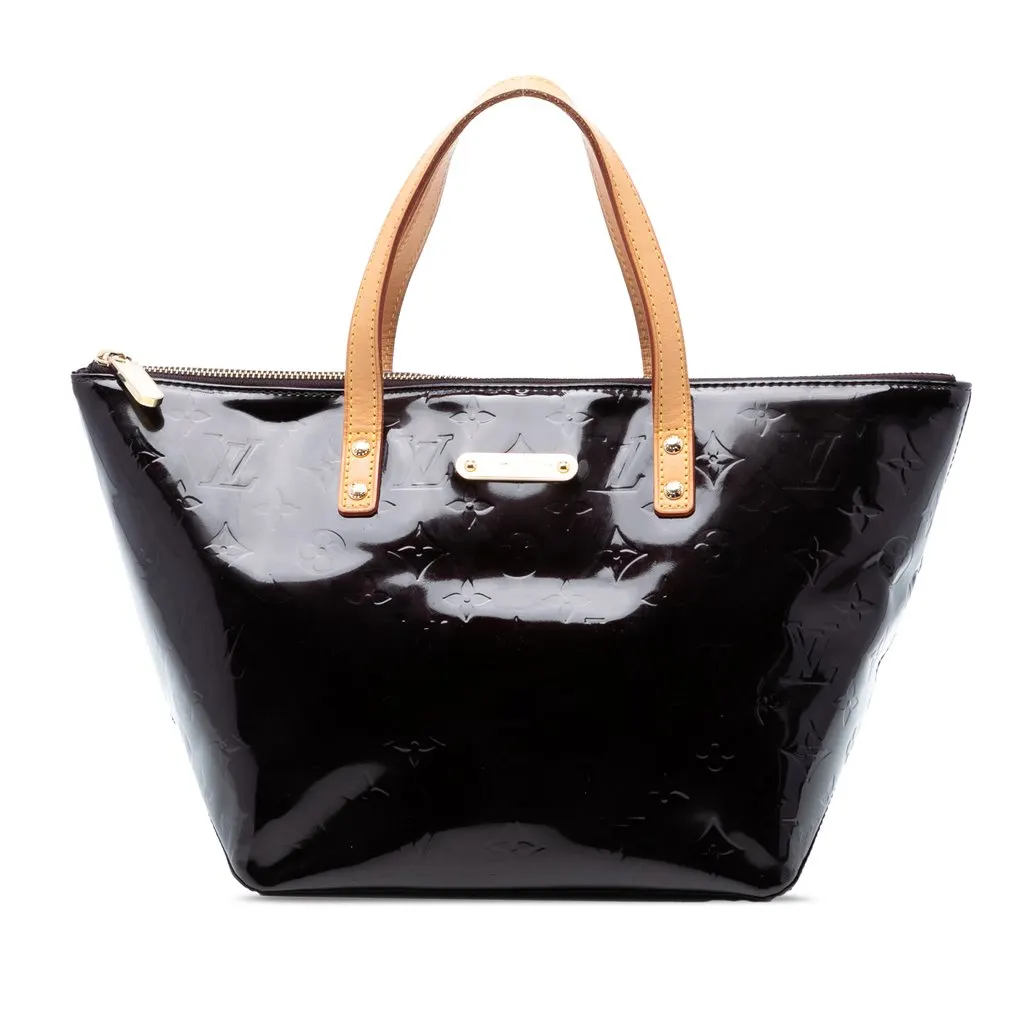 Louis Vuitton Monogram Vernis Bellevue PM Purple Leather Very good - Front View