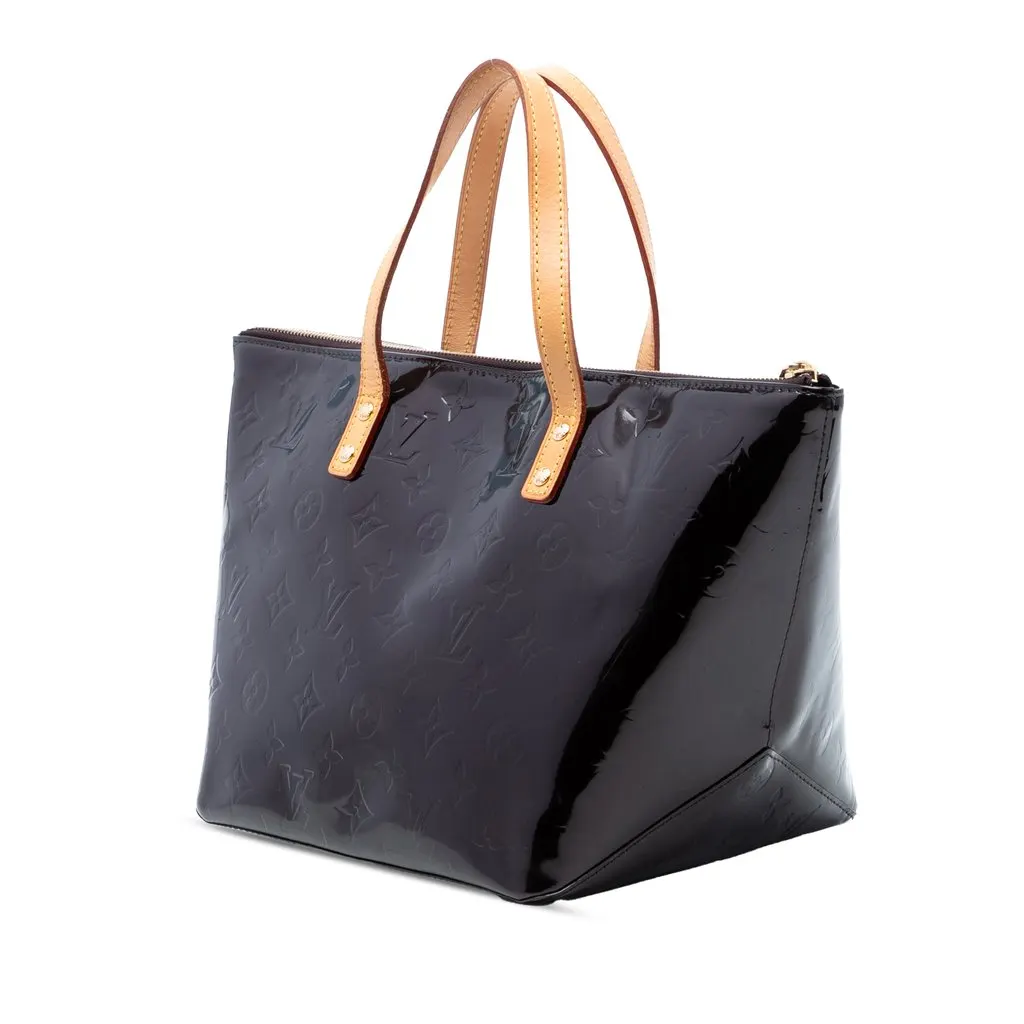 Louis Vuitton Monogram Vernis Bellevue PM Purple Leather Very good - Back View