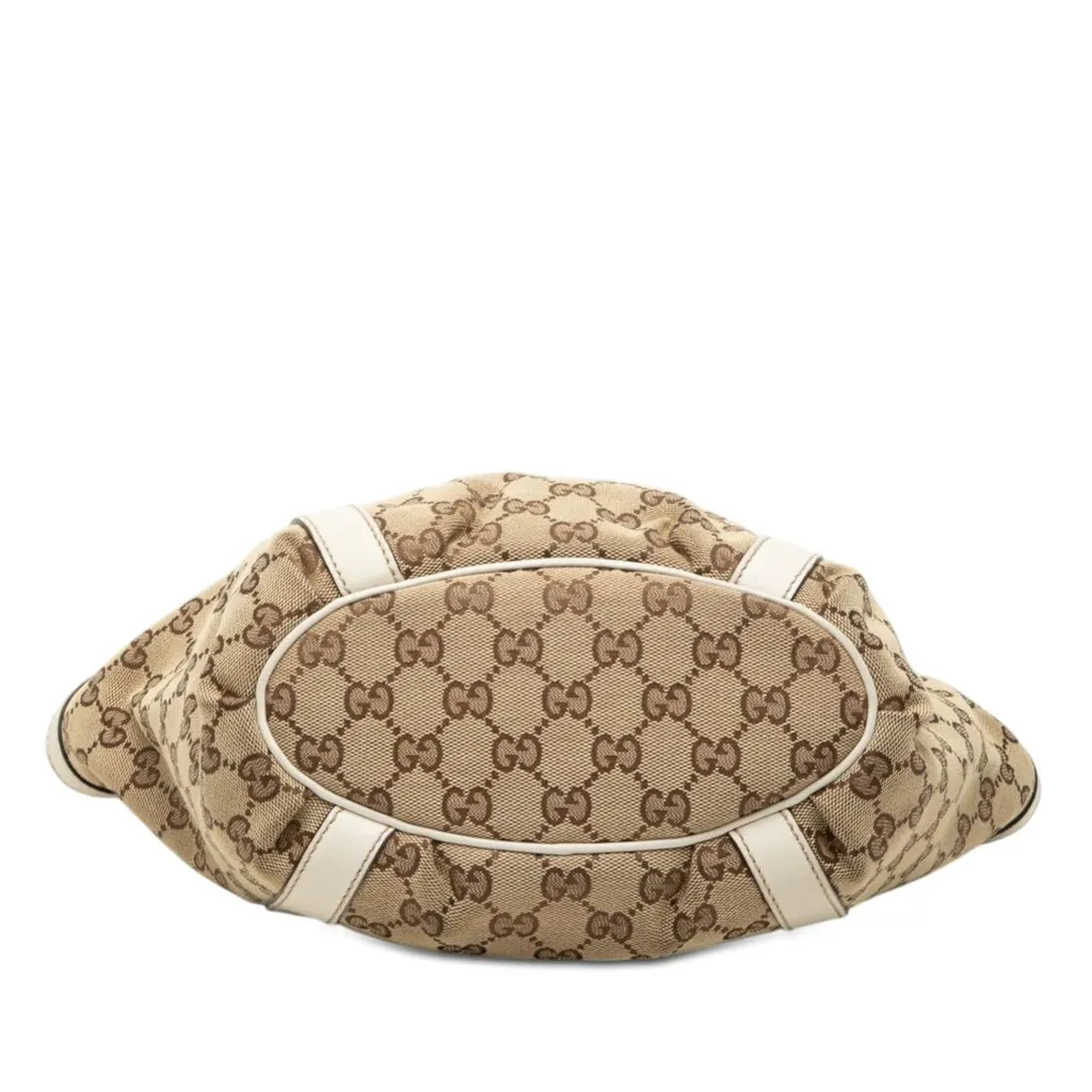 Gucci GG Canvas Abbey D Ring Handbag Beige Very good - Inside View