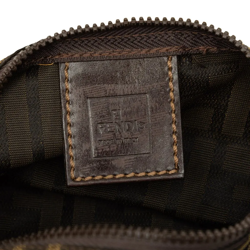 Fendi Mini Zucca Canvas Handbag Brown Canvas Very good - Box View