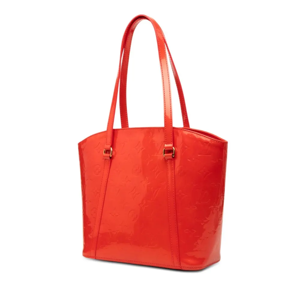 Louis Vuitton Monogram Vernis Avalon MM Red Leather Very good - Back View