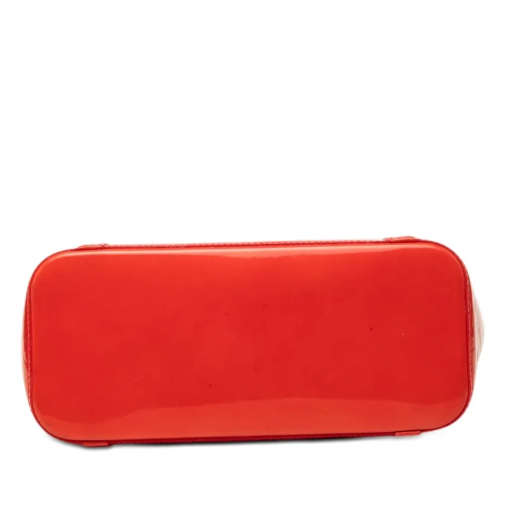 Louis Vuitton Monogram Vernis Avalon MM Red Leather Very good - Inside View