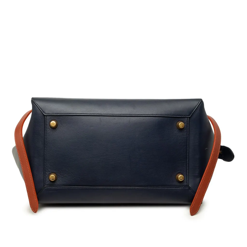 Celine Mini Bicolor Smooth Calfskin Belt Bag Blue Leather Very good - Inside View