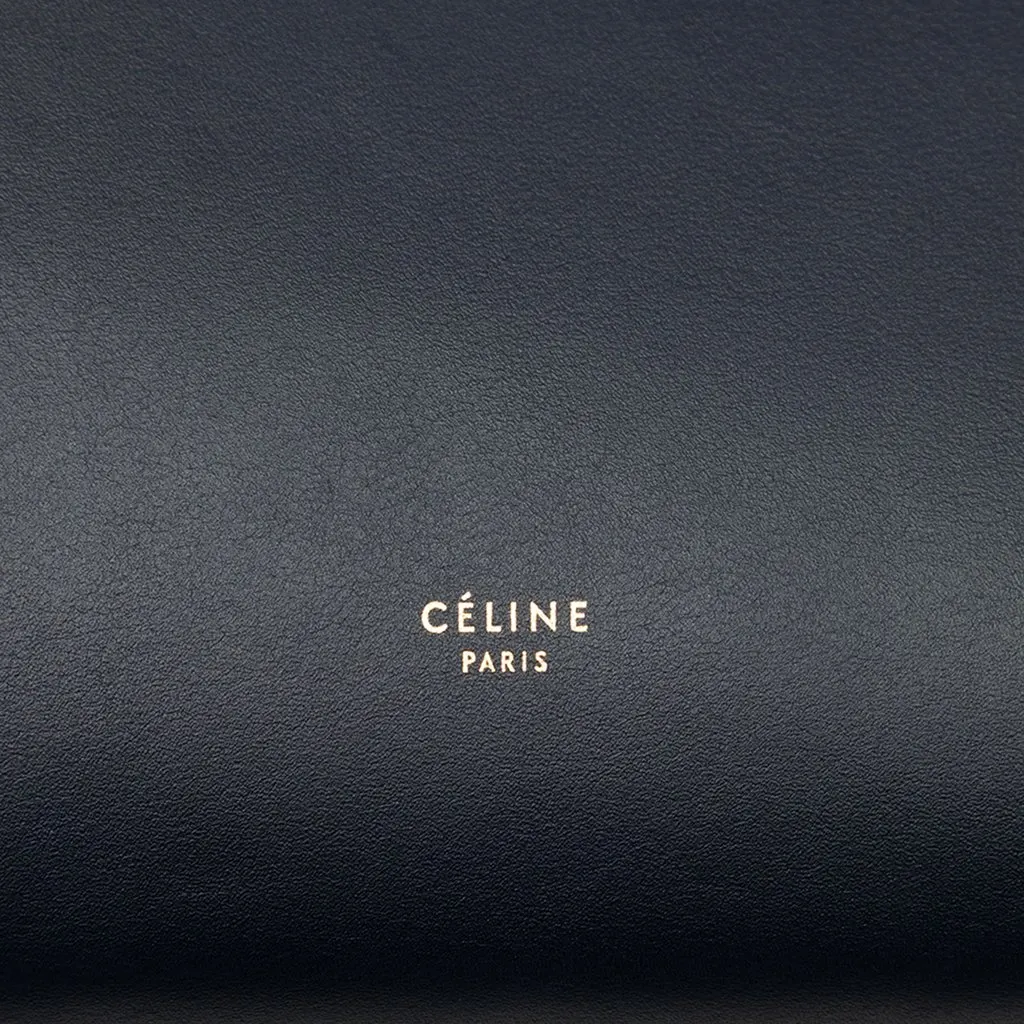 Celine Mini Bicolor Smooth Calfskin Belt Bag Blue Leather Very good - Box View