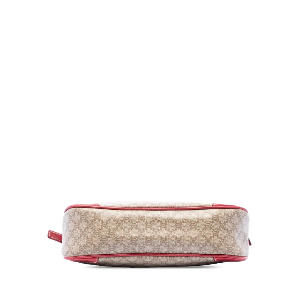 Celine Macadam Coated Canvas Shoulder Bag Beige Very good - Inside View