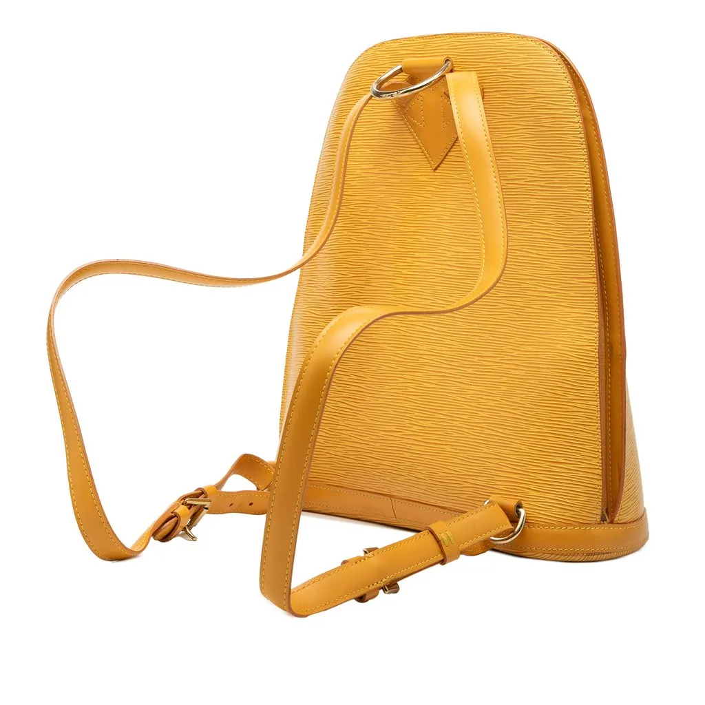 Louis Vuitton Epi Gobelins Yellow Leather Very good - Back View