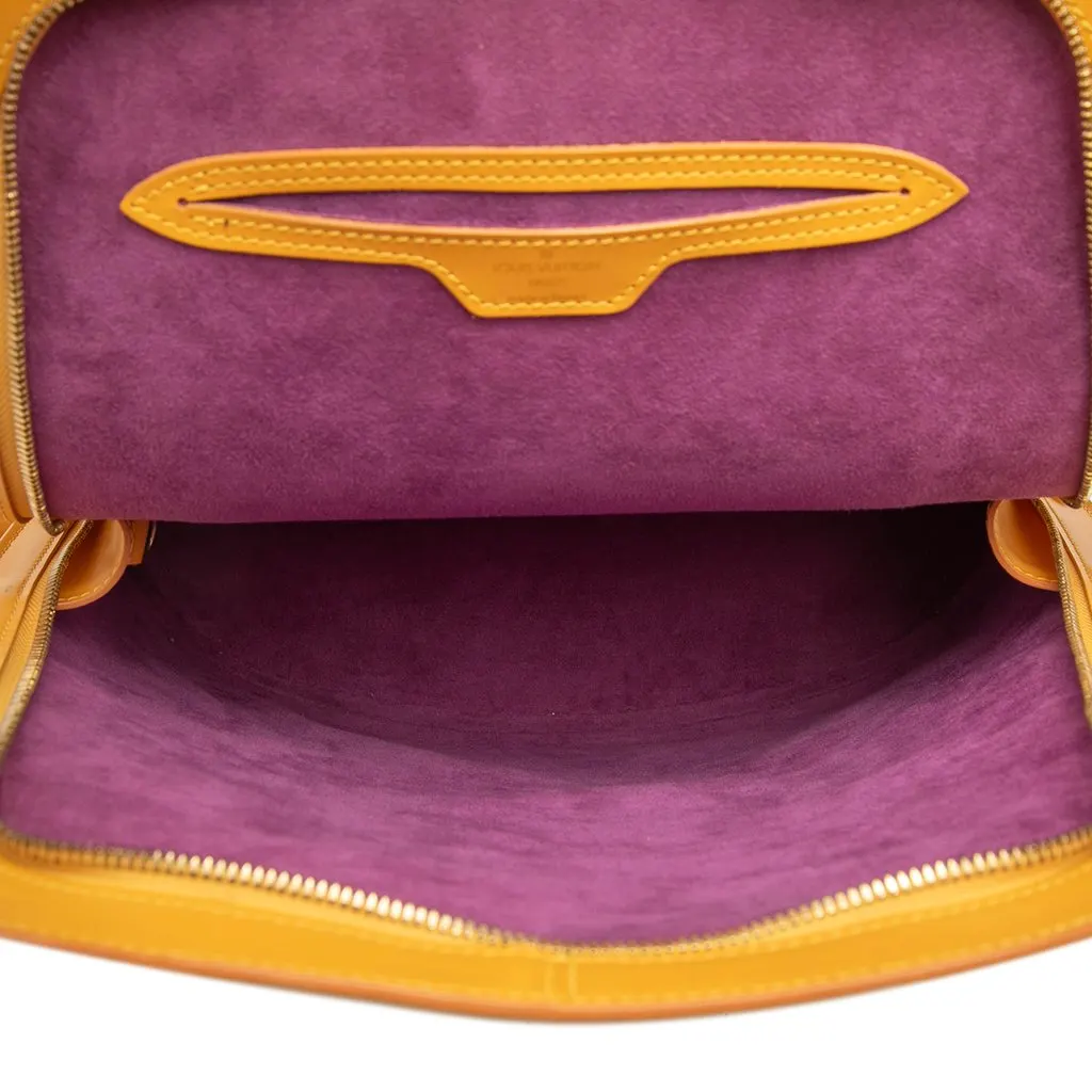 Louis Vuitton Epi Gobelins Yellow Leather Very good - Model View