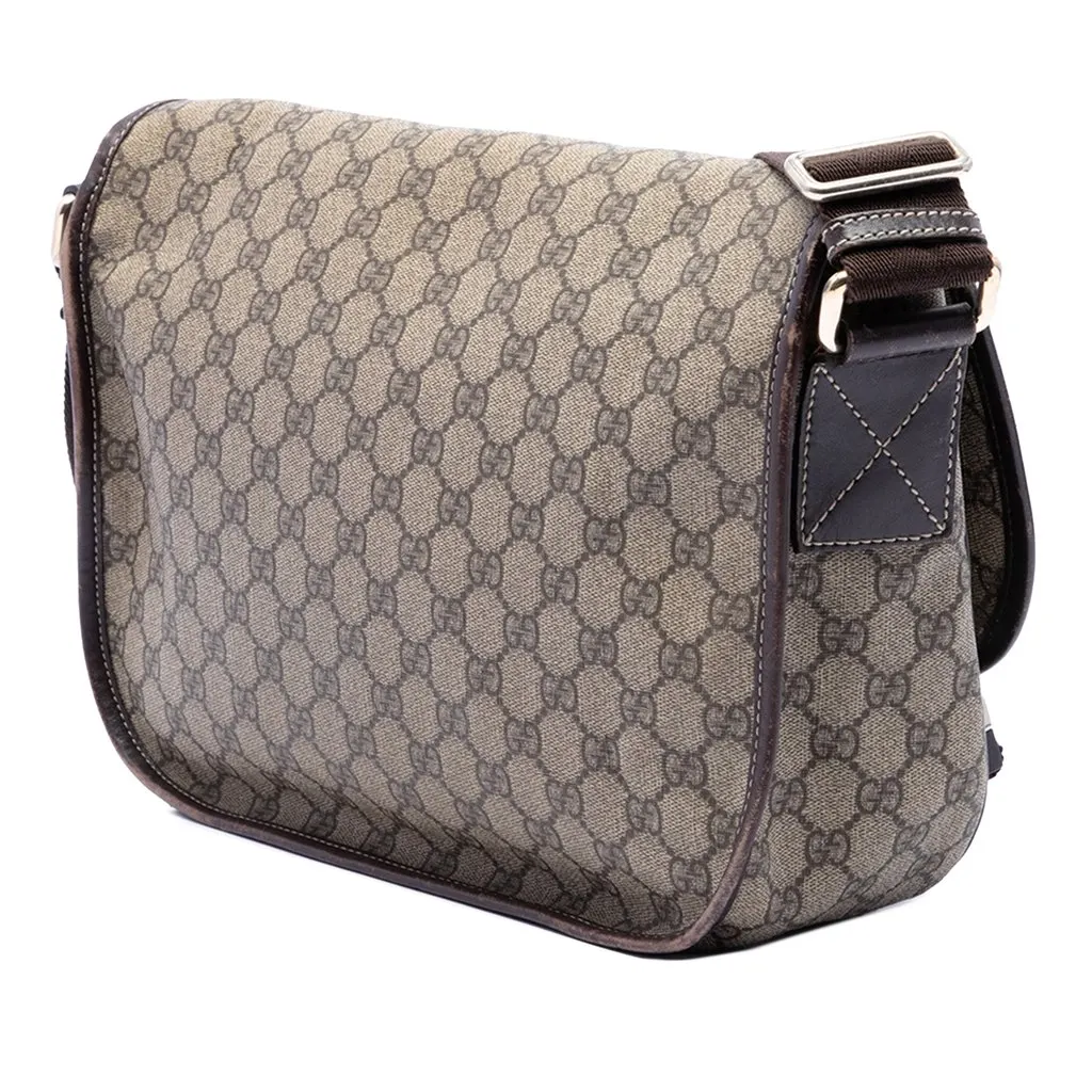 Gucci GG Supreme Crossbody Beige Very good - Back View