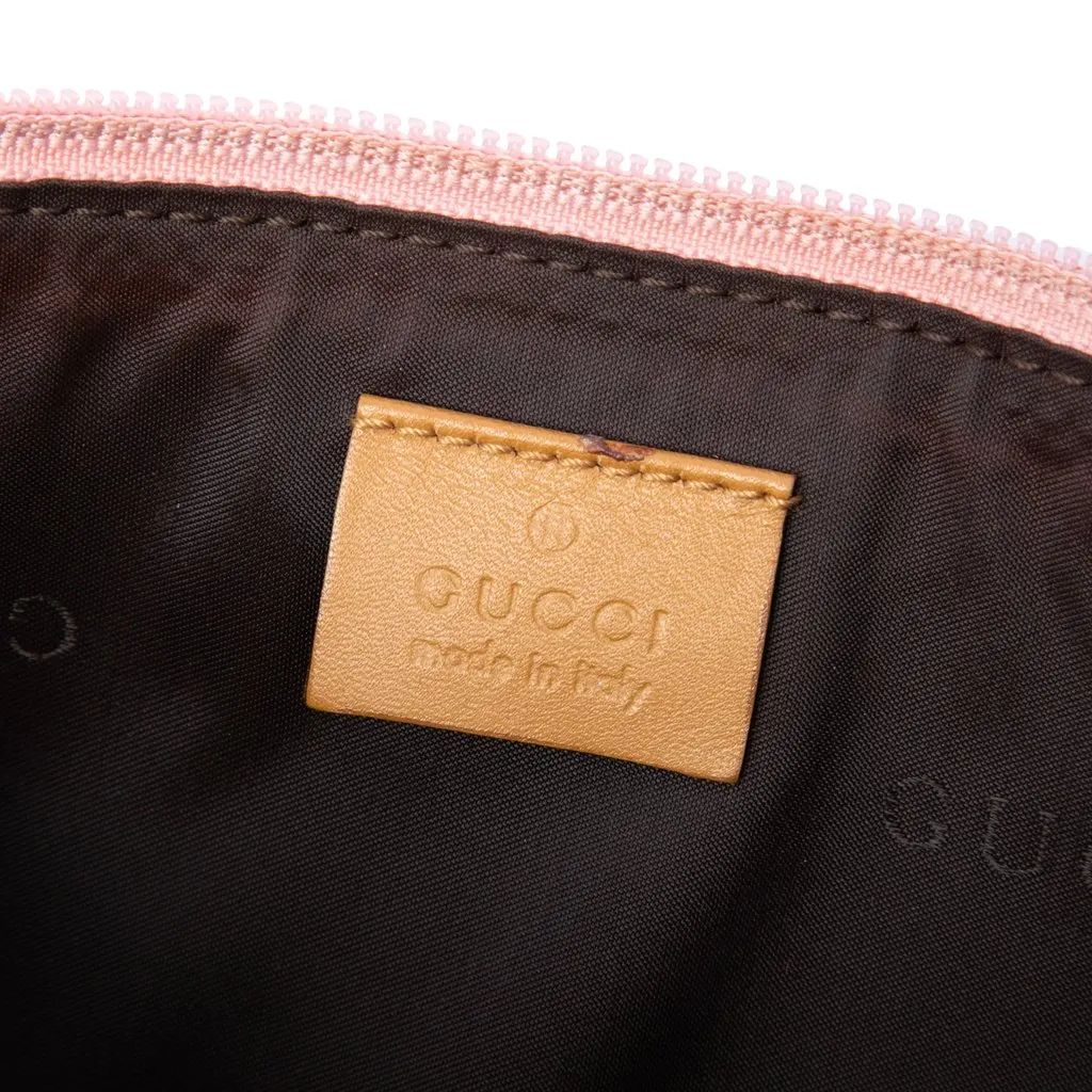 Gucci Suede Boat Pink Leather Very good - Box View