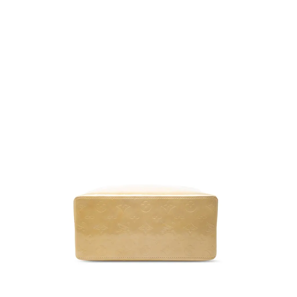 Louis Vuitton Monogram Vernis Reade MM Beige Leather Very good - Inside View