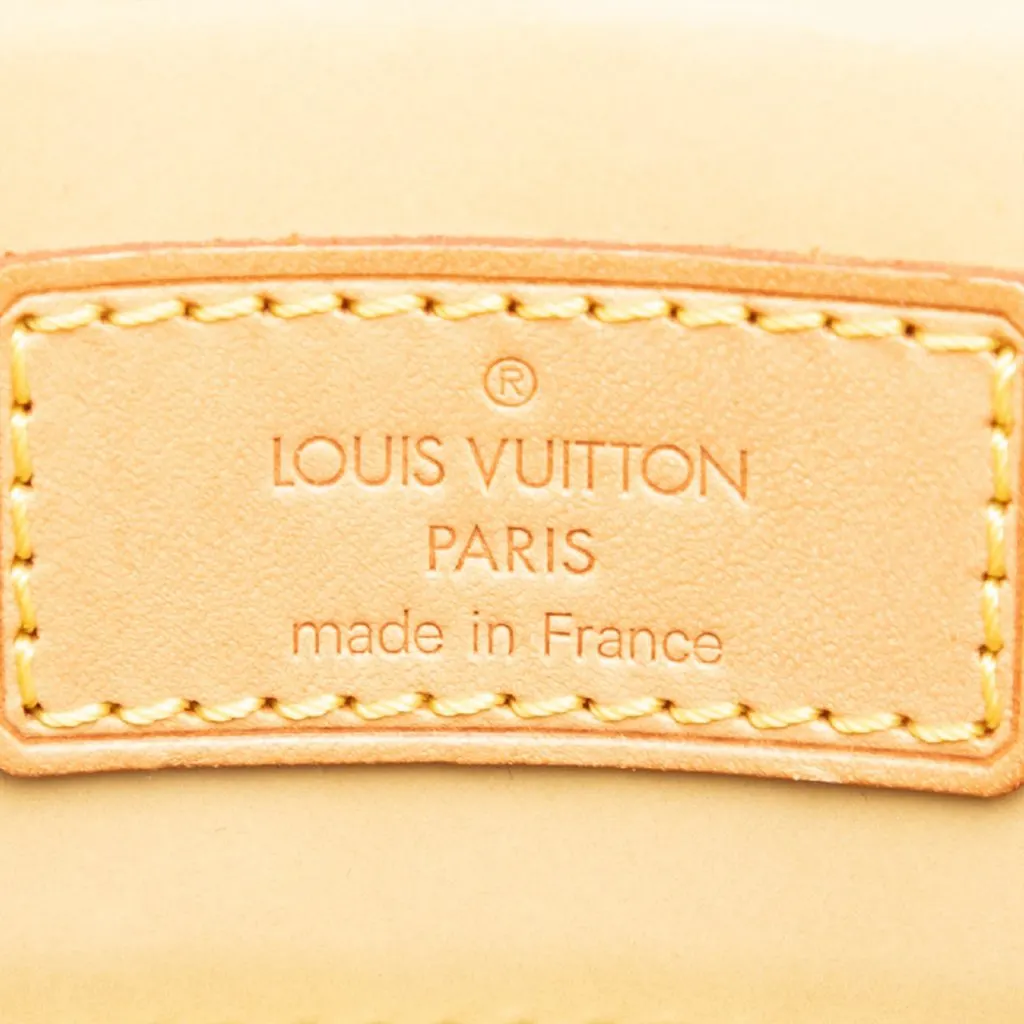 Louis Vuitton Monogram Vernis Reade MM Beige Leather Very good - Box View