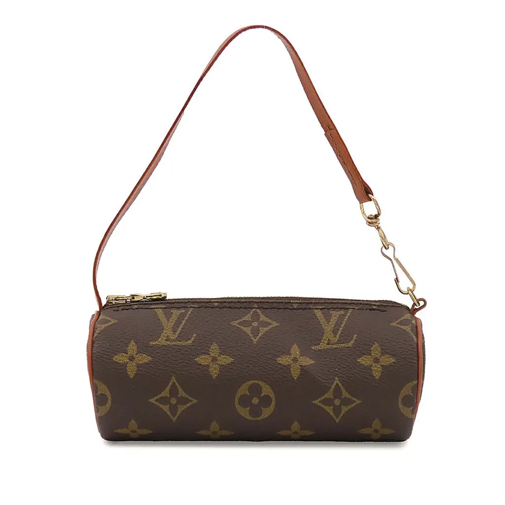 Louis Vuitton Monogram Papillon Pochette Brown Very good - Back View