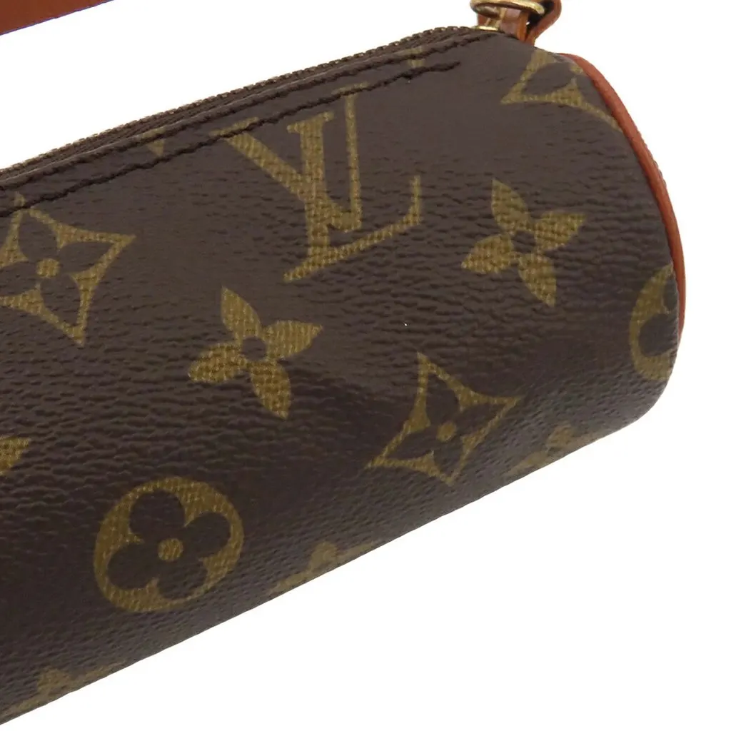 Louis Vuitton Monogram Papillon Pochette Brown Very good - Model View