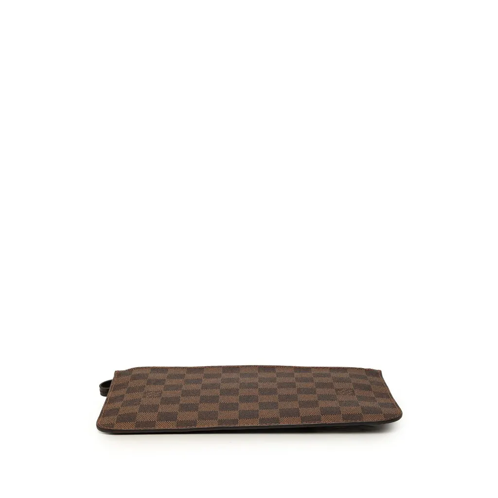 Louis Vuitton Damier Ebene Neverfull MM Pouch Brown Very good - Inside View