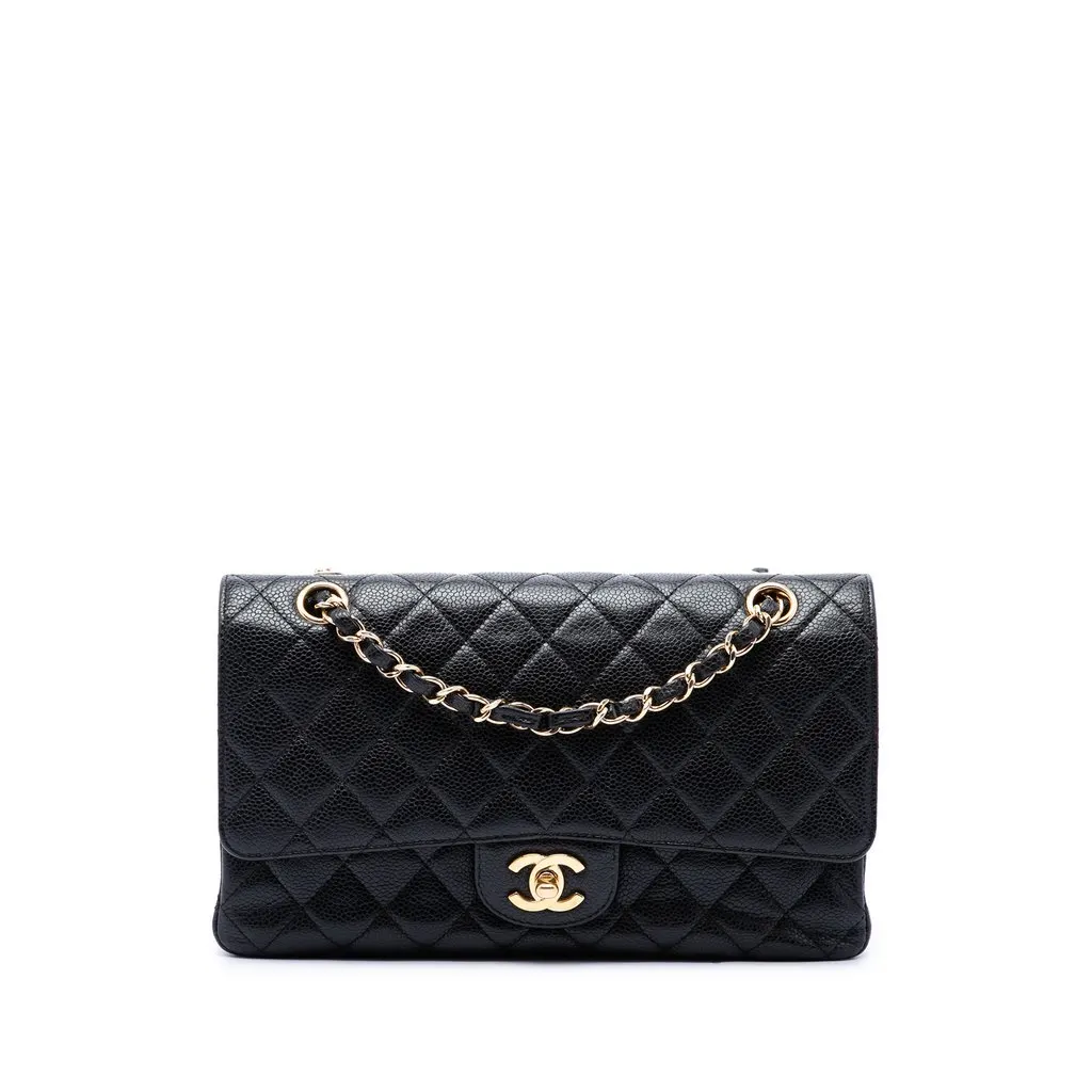 Chanel Medium Classic Caviar Double Flap
