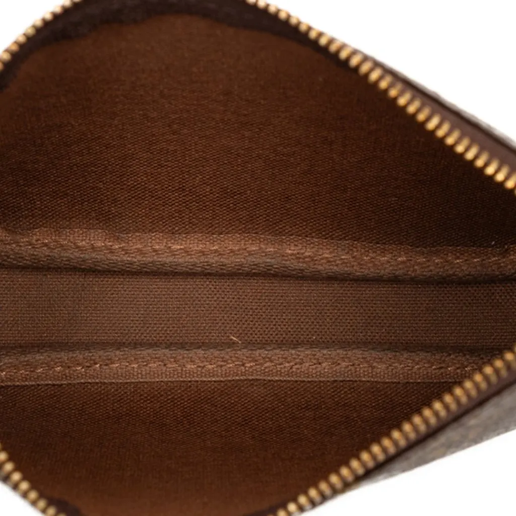 Louis Vuitton Monogram Mini Pochette Accessoires Brown Very good - Model View