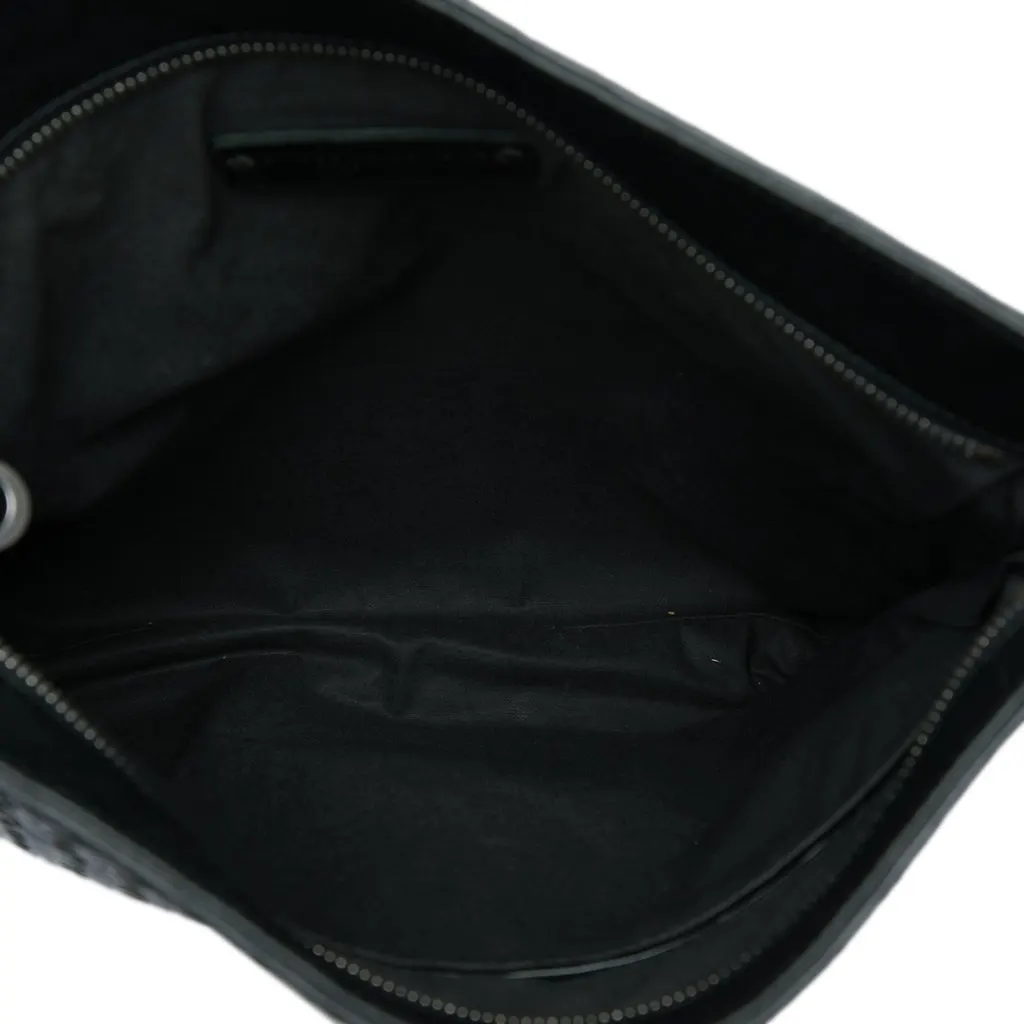 Bottega Veneta Nappa Intrecciato VN Crossbody Black Leather Good - Model View