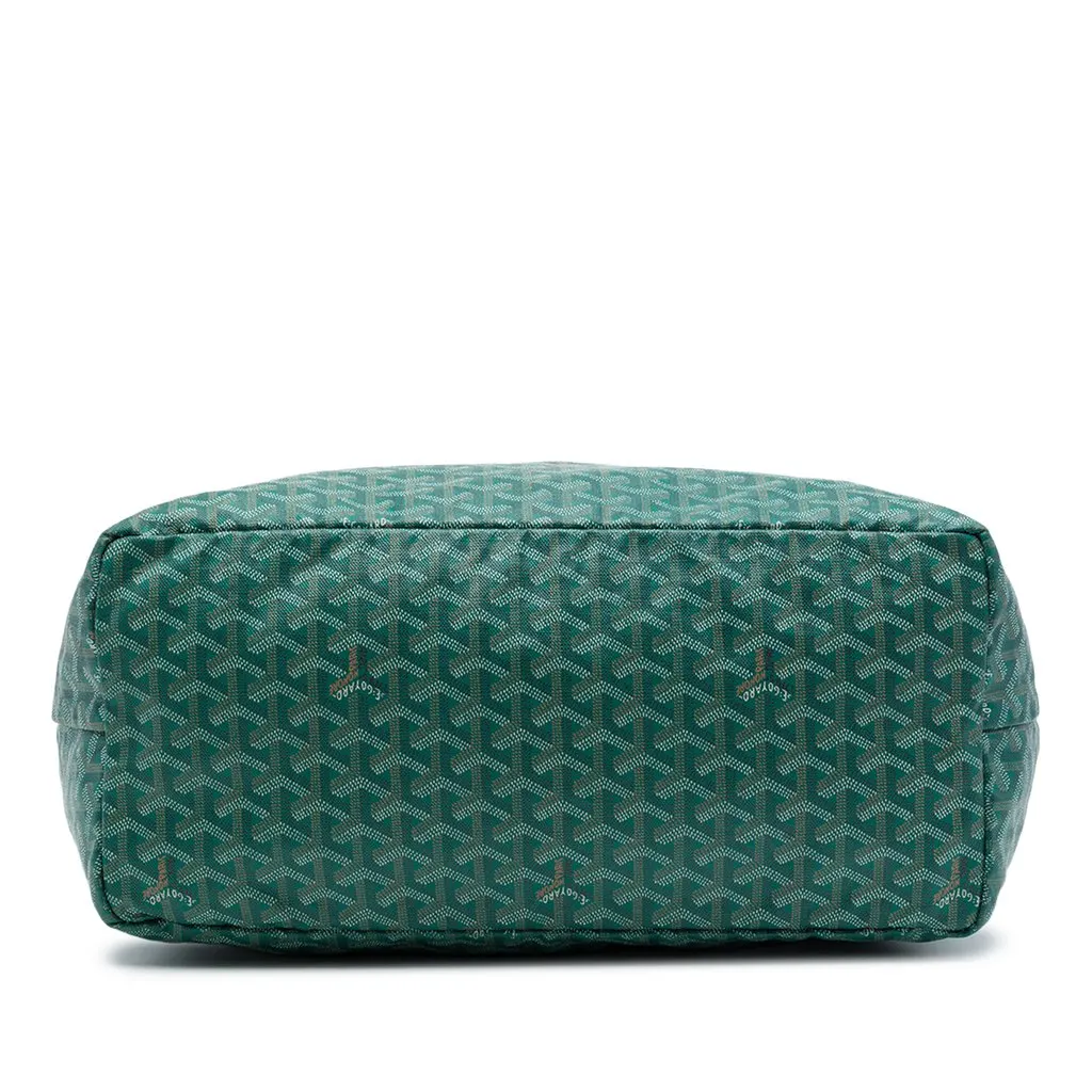 Goyard Goyardine Saint Louis GM Green Canvas Good - Inside View
