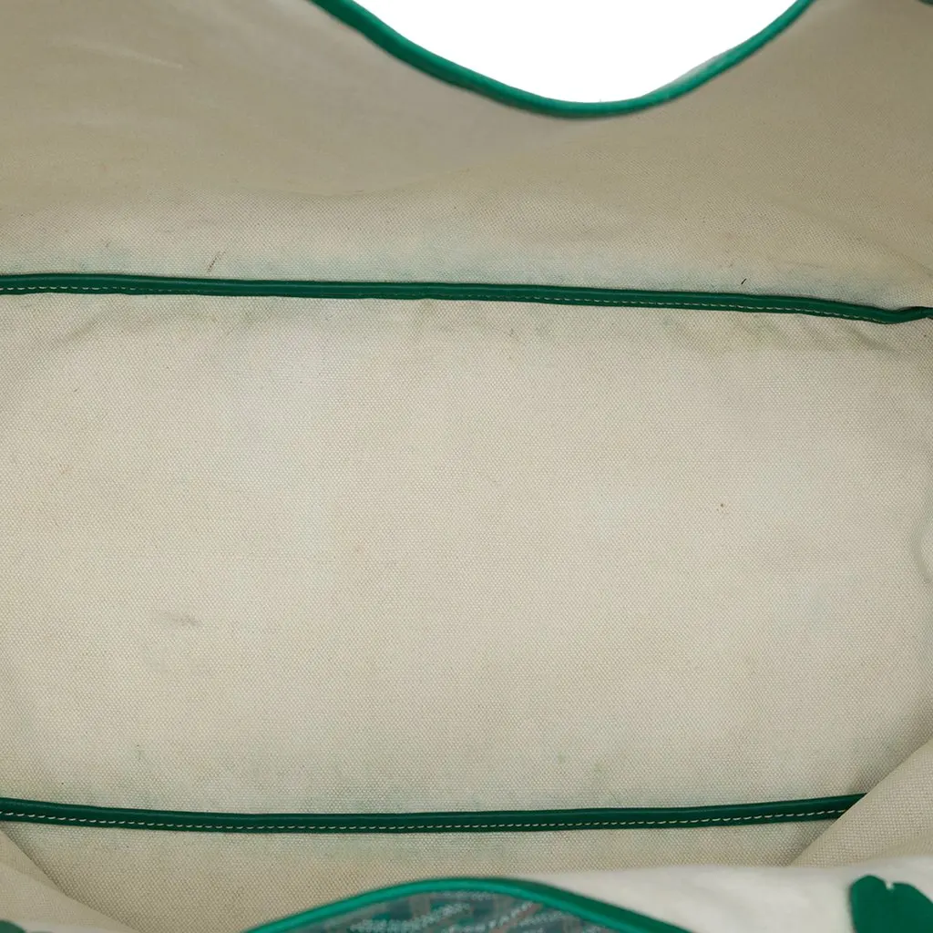 Goyard Goyardine Saint Louis GM Green Canvas Good - Model View