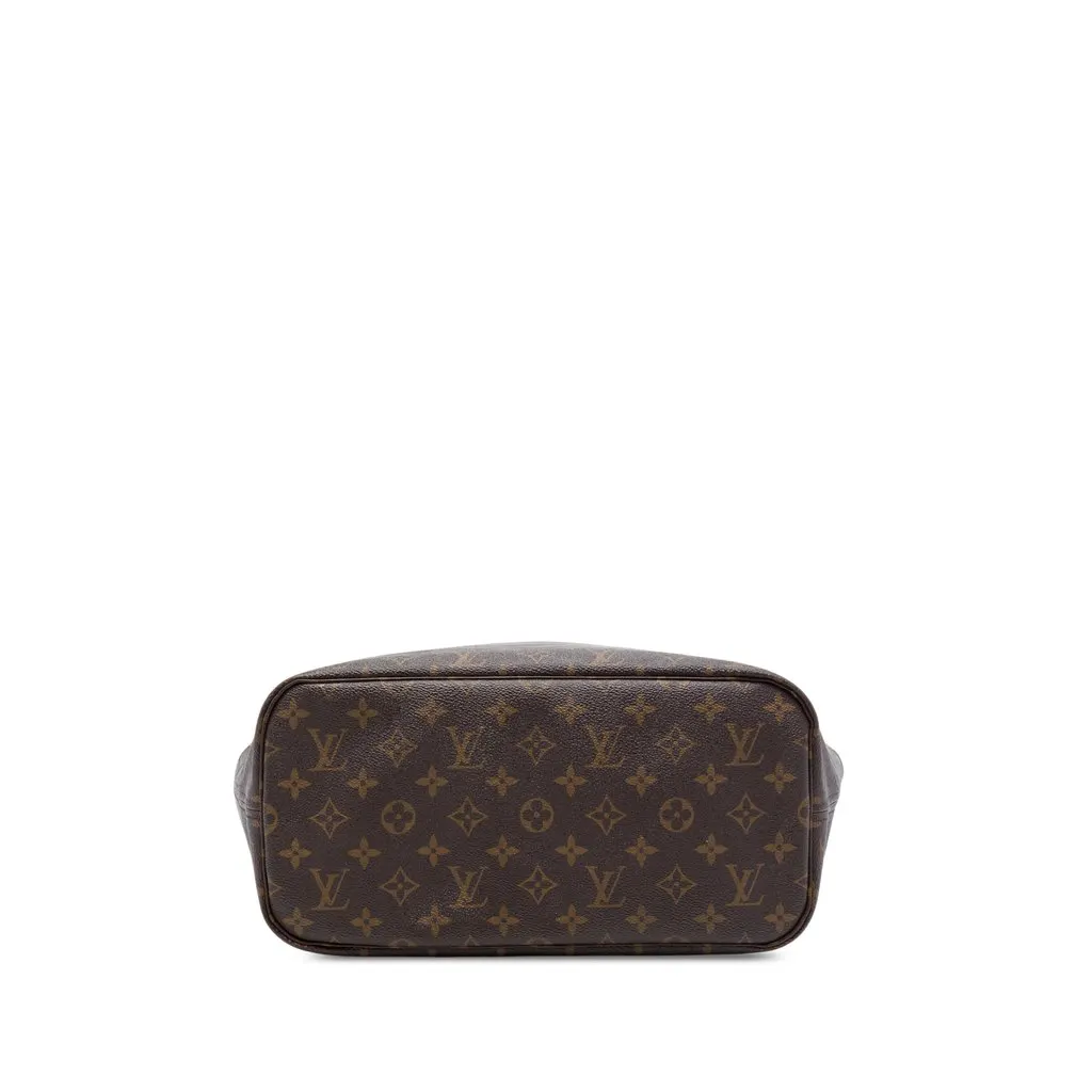 Louis Vuitton Monogram Neverfull Inside Out MM Brown Canvas Good - Inside View