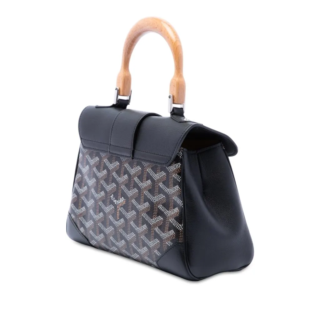 Goyard Mini Goyardine Saigon Souple Black Very good - Back View